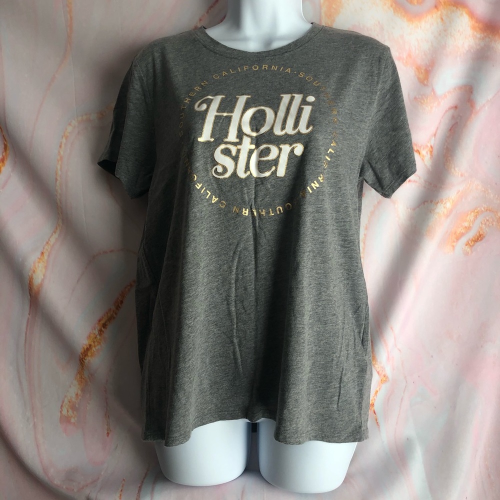 Hollister Gray Graphic Tee